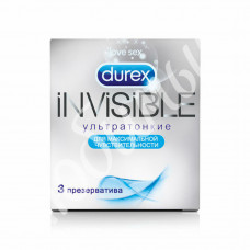 Презервативы Durex Invisible ультратонкие 3шт