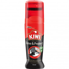 Крем-блеск для обуви Kiwi Shine & Protect жидкий черный 75мл