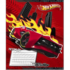 Тетрадь 12л лин Mattel Hot Wheels вд-лак красная 9501265 1631702