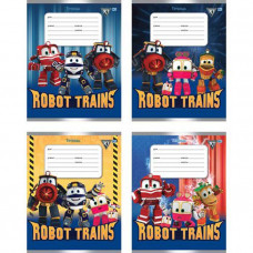 Тетрадь 12л лин Robot Trains мел карт микс Т5ск12 3824 3958778