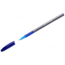Ручка шариковая Berlingo 'Slick' синяя, 0,7мм, игольчатый стержень, корпус ассорти