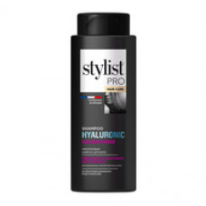 Гиалуроновый шампунь для волос сияние цвета & интенсивное восстановление серии STYLIST PRO hair care