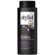 Кератиновый шампунь для волос тотальное восстановление серии STYLIST PRO hair care 280мл/20шт