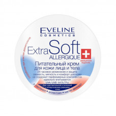 Крем д/лица Eveline Extra Soft д/чувствительной и склоннной к аллергии кожи 200мл