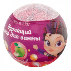 Бурлящий шар д/ванны детский Delicare Розово-Фиолетовый 135г